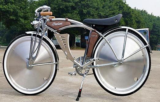 MotoFun YMIN-14 - Full electroplated silver with wheel cover